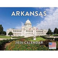 Arkansas 2026 Wall Calendar