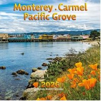 Monterey Carmel and Pacific Grove 2026 Wall Calendar