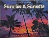 Hawaiian Island Sunrises & Sunsets 2026 Calendar