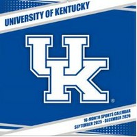 Kentucky Wildcats 2026 Wall Calendar