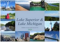 Lake Superior & Lake Michigan 2026 Wall Calendar
