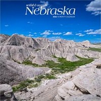 Nebraska 2026 Wall Calendar