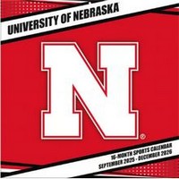 Nebraska Cornhuskers 2026 Wall Calendar