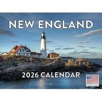 New England 2026 Wall Calendar