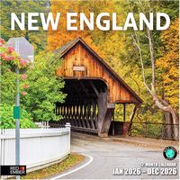 New England 2026 Wall Calendar