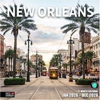 New Orleans 2026 Wall Calendar