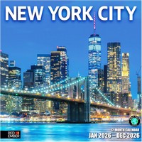New York City 2026 Wall Calendar