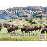 North Dakota 2026 Wall Calendar