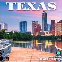 Texas 2026 Wall Calendar